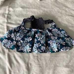 Pretty blue bikini top